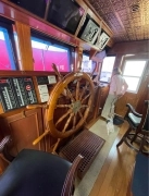 Classic Paddle Wheeler Yacht