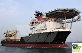 87m / DP 2 Offshore Support & Construction Vessel