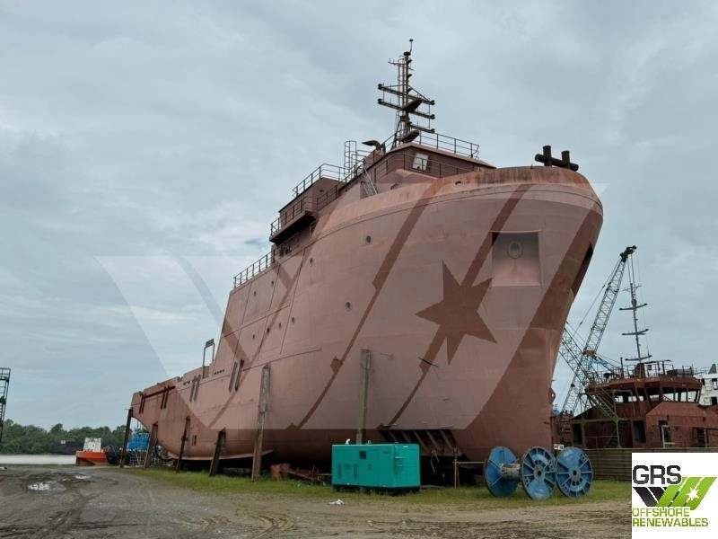 HULL ONLY / 60m / DP 1 Offshore Support & Constru