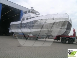 Aluminium Hull to be finished // 19m / 12 pax Cre