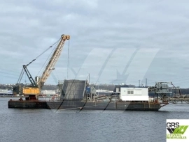 Barge with welded LIEBHERR HS 8100.1-E Crane // 4