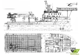 85m Offshore Support & Construction Vessel for Sa