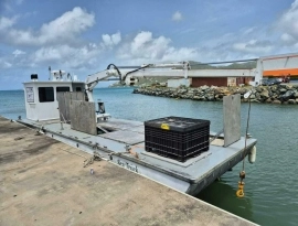 40 ft Custom 1985 Aluminum Barge Sea Truck