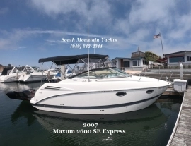 2007, Maxum, 2600 SE