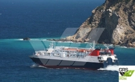 78m / 1.225 pax Passenger / RoRo Ship for Sale / 