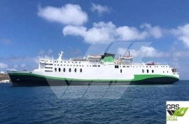 142m / 1.050 pax Passenger / RoRo Ship for Sale /
