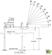 41m / 100ts Crane Jack Up for Sale / #1037231