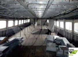 Laid Up / Interior Main Deck emptied / 37m / 283 p