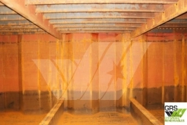 SHALLOW DRAFT WORKBARGE with OIL RECOVERY TANK CAP