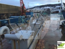 SHALLOW DRAFT WORKBARGE with OIL RECOVERY TANK CAP