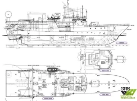 70m / 6,5knts Survey Vessel for Sale / #1002902