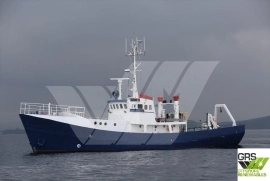 PRICE REDUCED 27m / 9knts Survey Vessel for Sale /