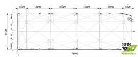 75m / 23,5m Pontoon / Barge for Sale / #1085084