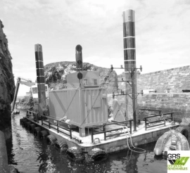 Spud Barge / Newly docked and painted 23m Workboat